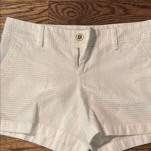 Lilly Pulitzer White High Waist Shorts
